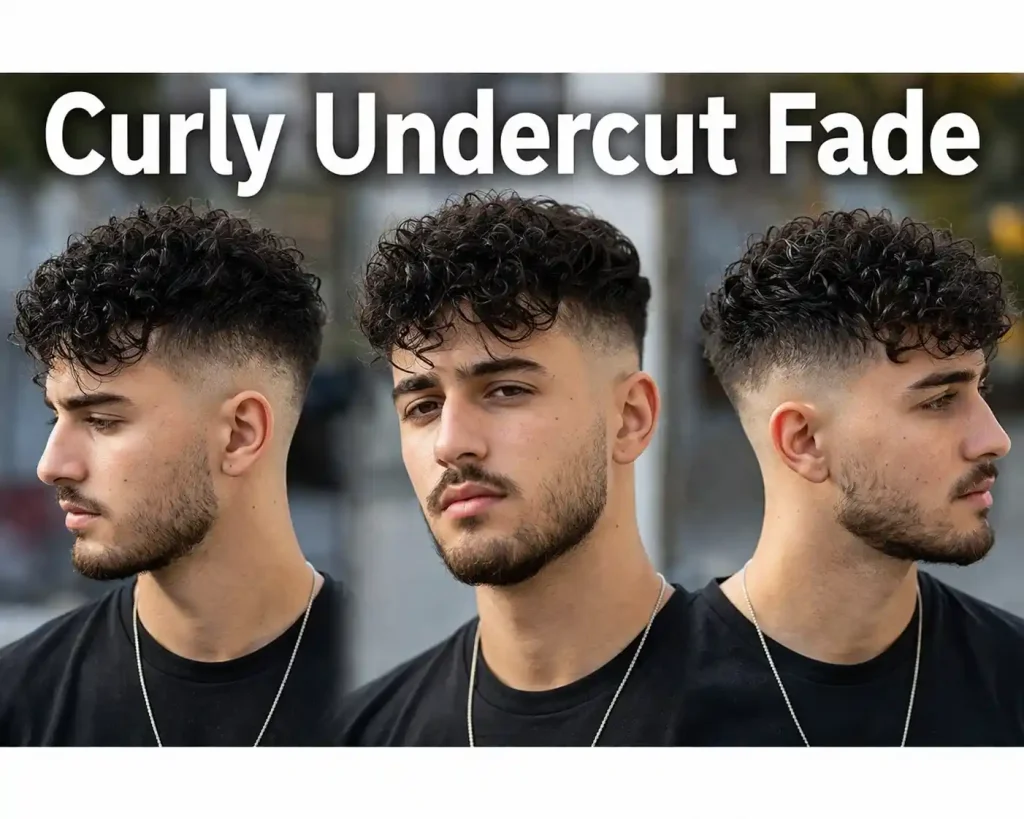 Curly Undercut Fade
