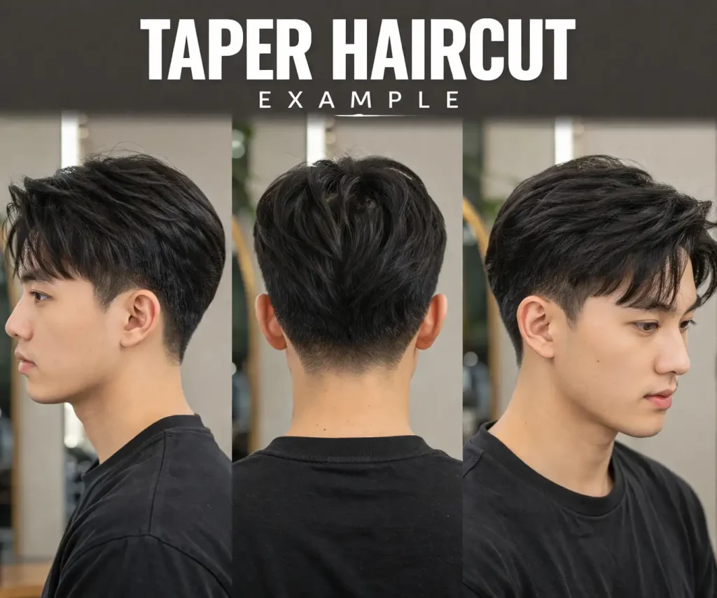 TAPER HAIRCUT EXAMPLE