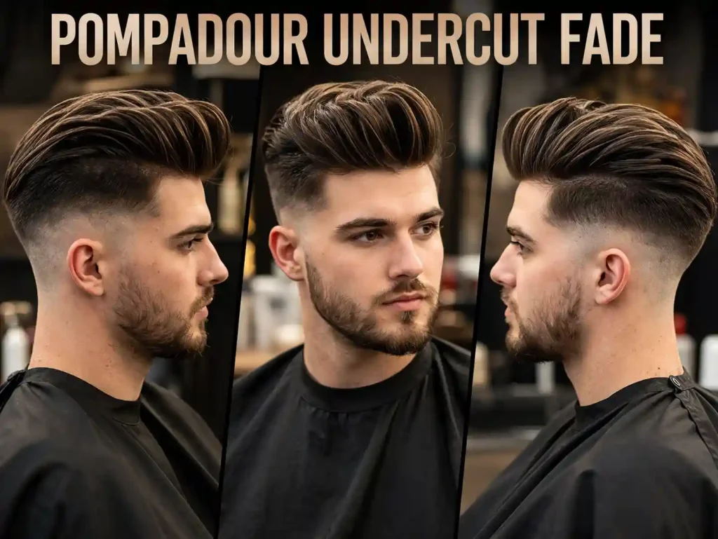 Pompadour Undercut Fade