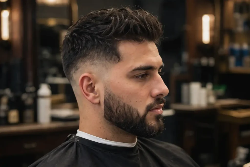 FADE WITH BEARD STYLE