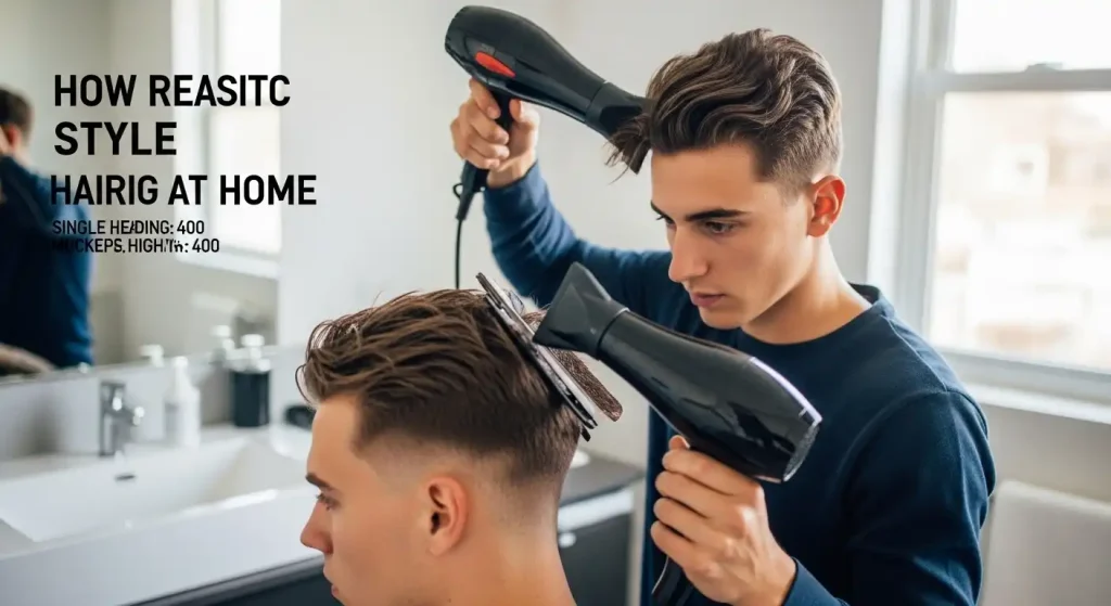 How to Style Soccer Haircuts at Home