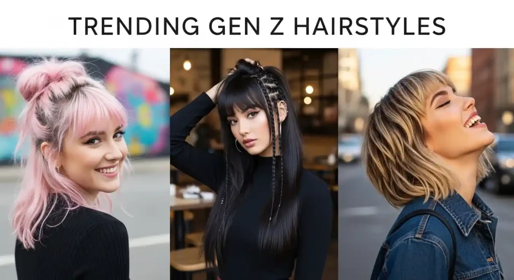 Trending Gen Z Hairstyles from Social Media