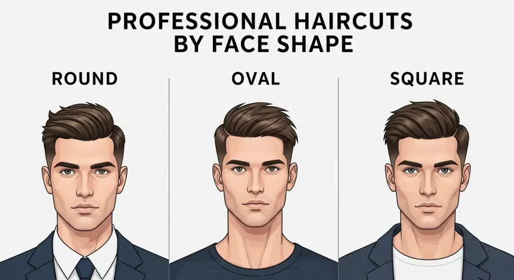 Professional Haircuts by Face Shape