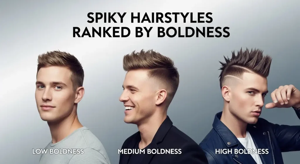 Spiky Hairstyles Ranked by Boldness Level