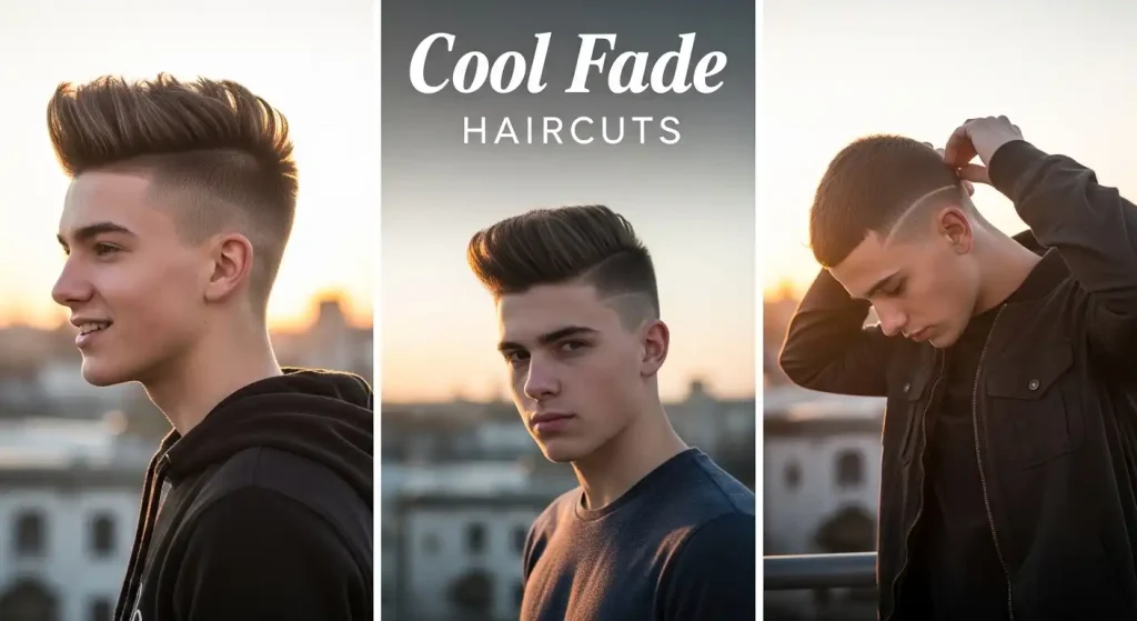 Cool Fade Haircuts for Teenage Guys
