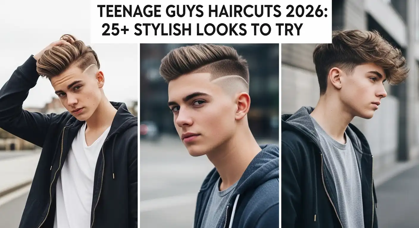 Teenage Guys Haircuts 2026: 25+ Stylish Looks to Try