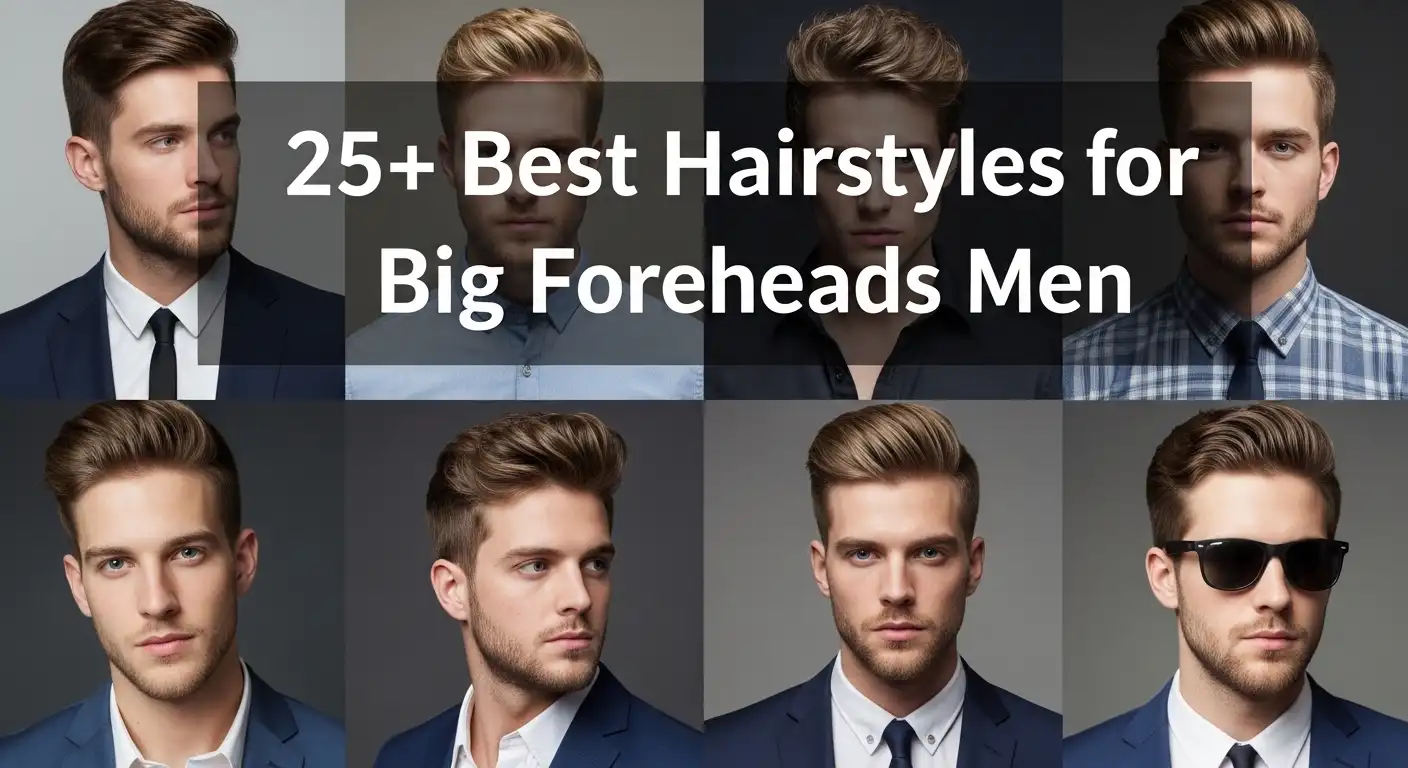 25+ Best Hairstyles for Big Foreheads Men