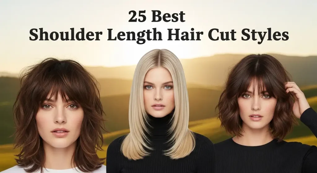 25 Best Shoulder Length Hair Cut Styles
