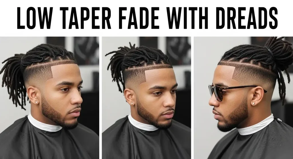 Low Taper Fade with Dreads
