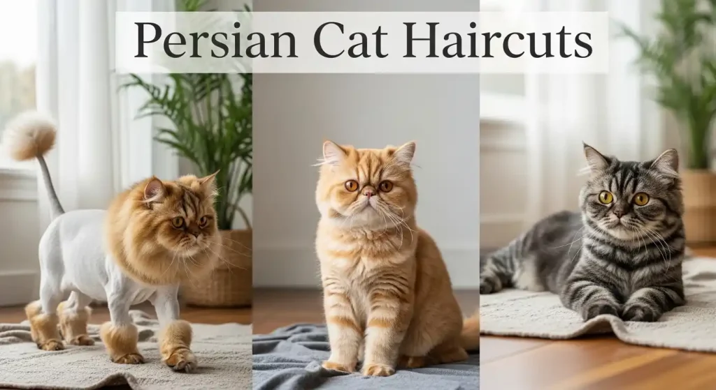 Persian Cat Hair Cuts