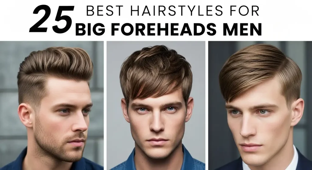 25 Best Hairstyles for Big Foreheads Men

