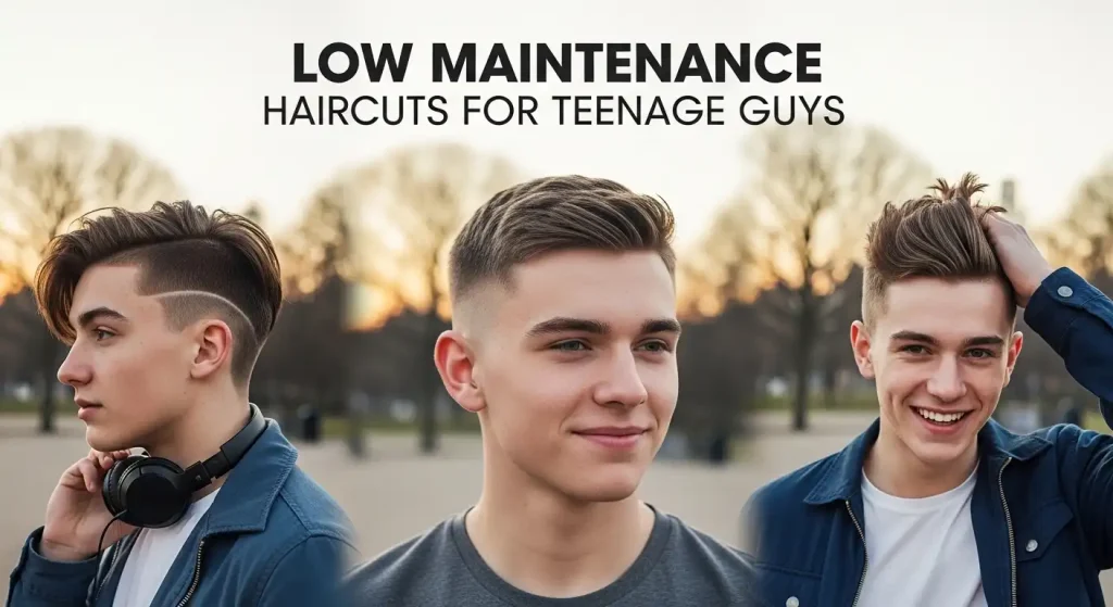 Low Maintenance Haircuts for Teenage Guys
