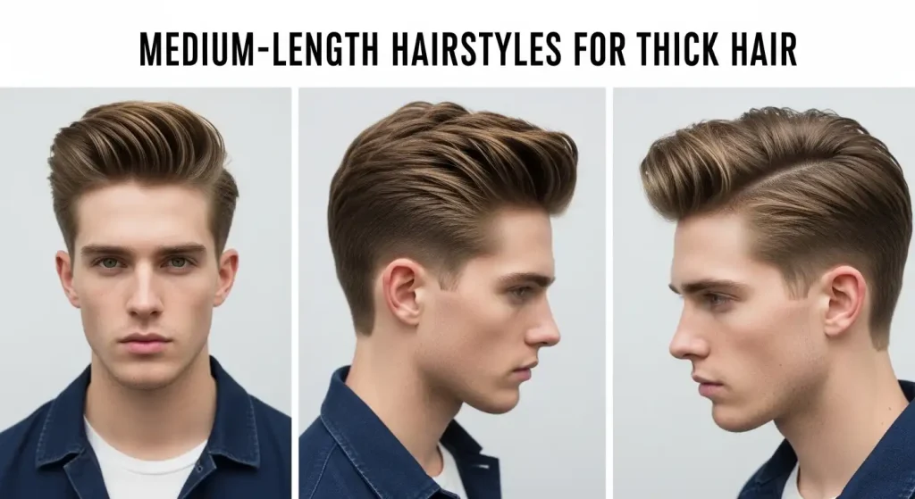 Medium-Length Hairstyles for Thick Hair