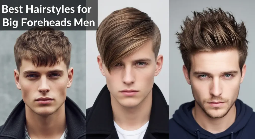 Best Hairstyles for Big Foreheads Men
