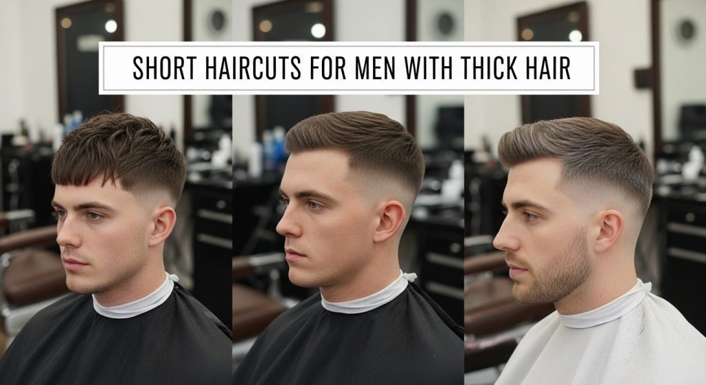 Short Haircuts for Men With Thick Hair