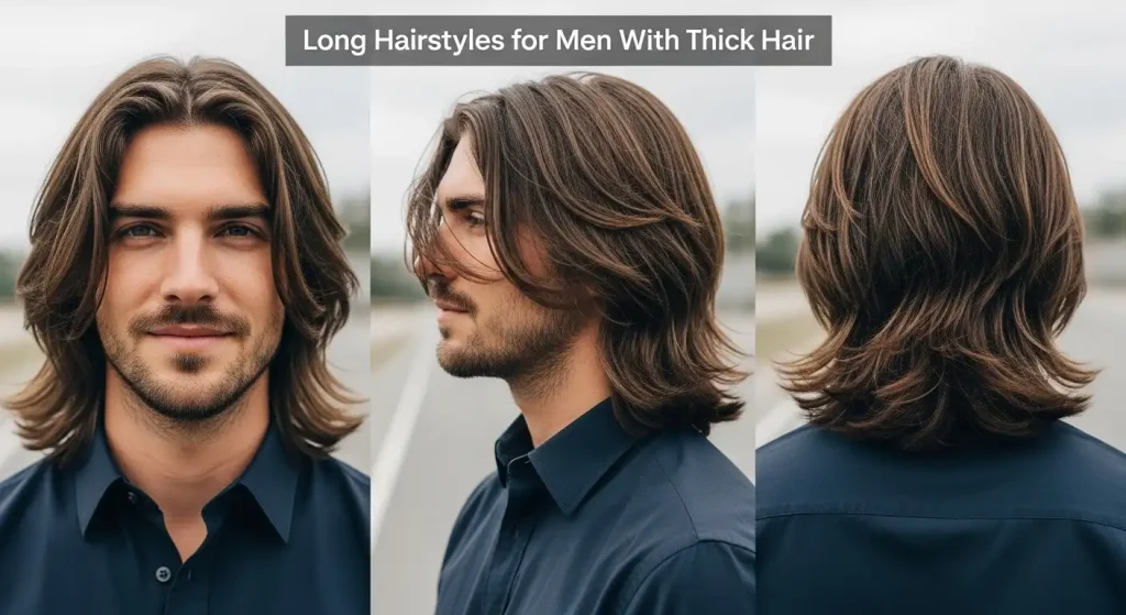 Long Hairstyles for Men With Thick Hair