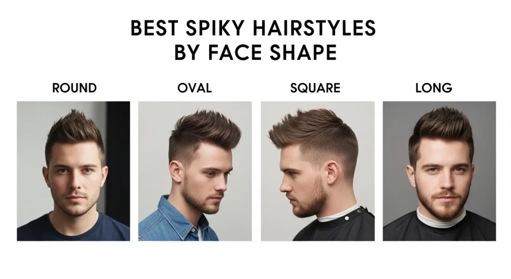 Best Spiky Hairstyles by Face Shape