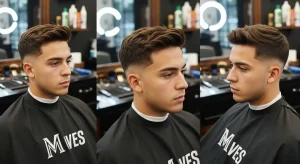 soccer player haircut mid fade textured