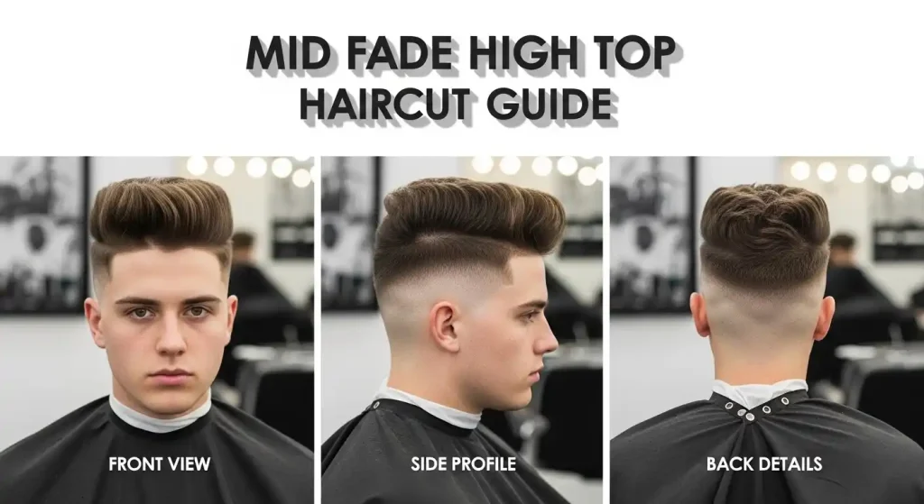 Mid Fade High Top Haircut Guide
