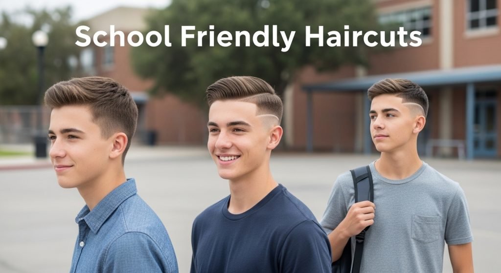 School Friendly Haircuts for Teenage Boys