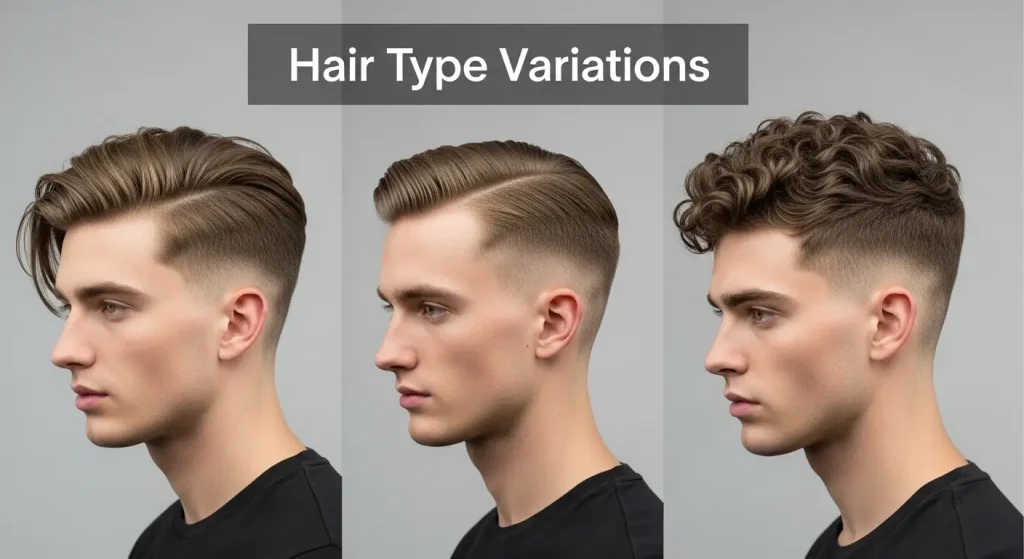Long Top Short Sides for Different Hair Types