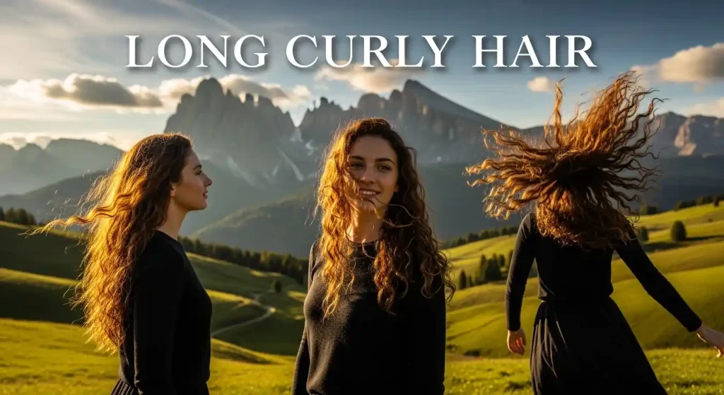 Long Curly Haircut
