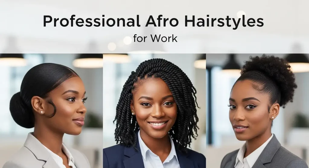 Professional Afro Hairstyles for Work