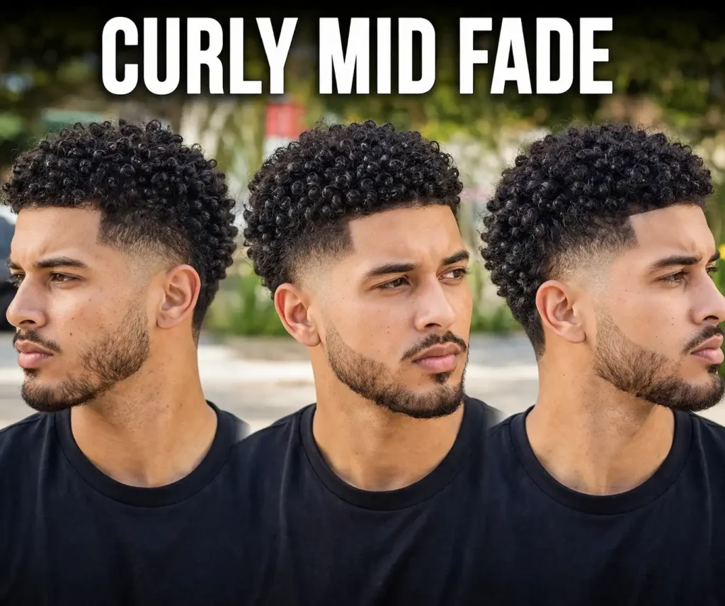 CURLY MID FADE