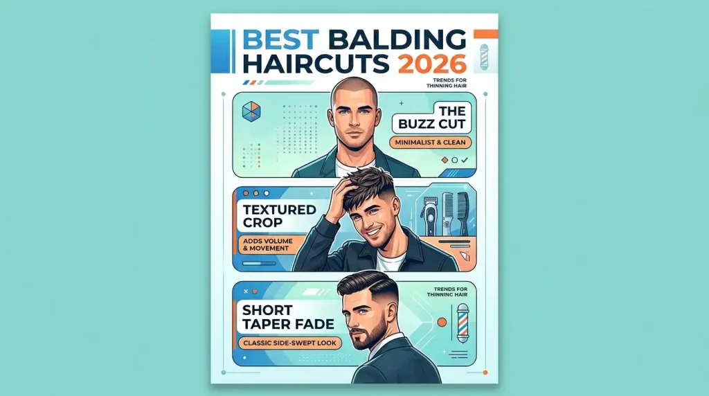 Best Balding Haircuts for Men in 2026