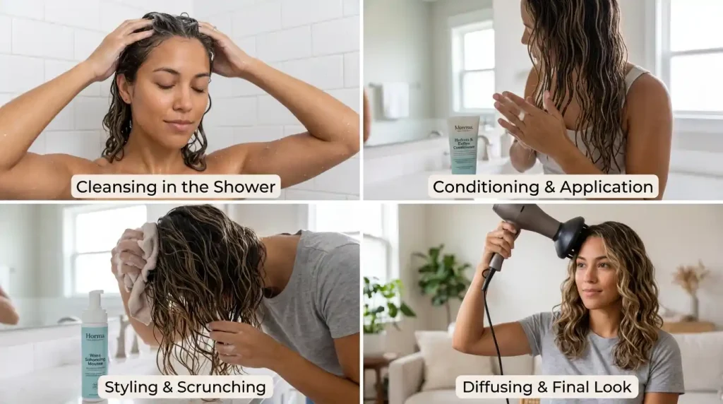 The Best Hair Care Routine for 2B Hair