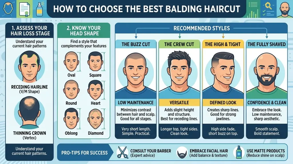How to Choose the Best Balding Haircut