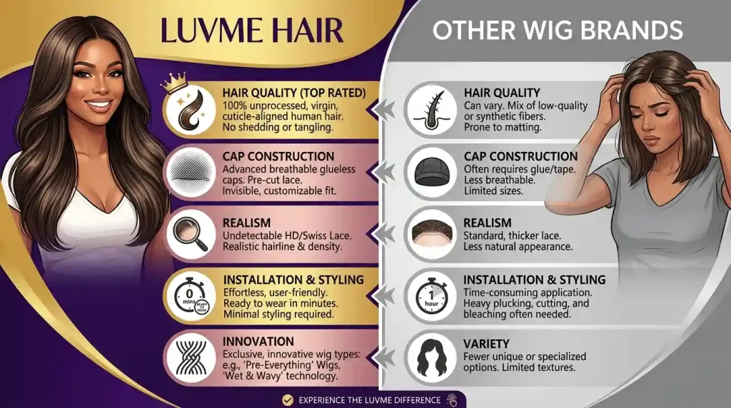 What Makes Luvme Hair Different From Other Wig Brands?