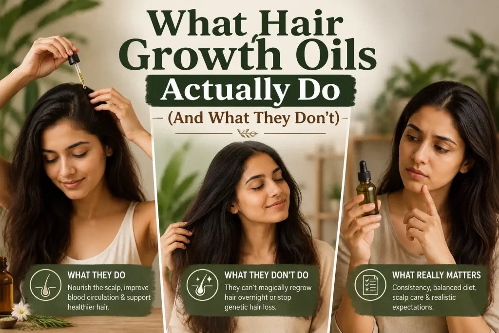 What Hair Growth Oils Actually Do (And What They Don't)