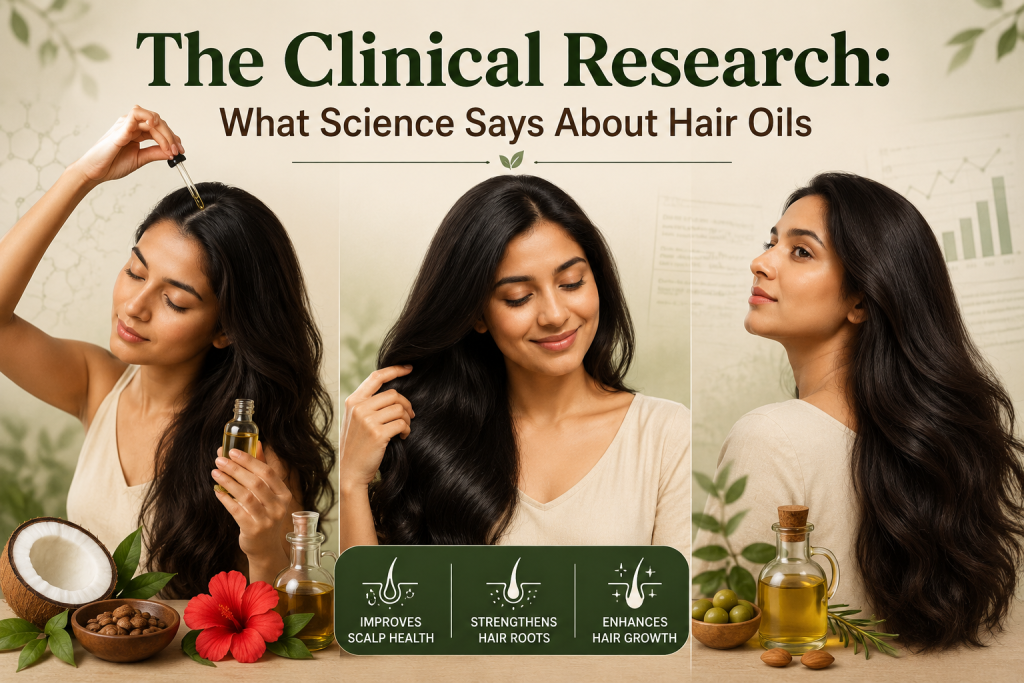 The Clinical Research: What Science Says About Hair Oils