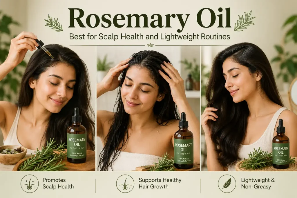 Rosemary Oil — Best for Scalp Health and Lightweight Routines