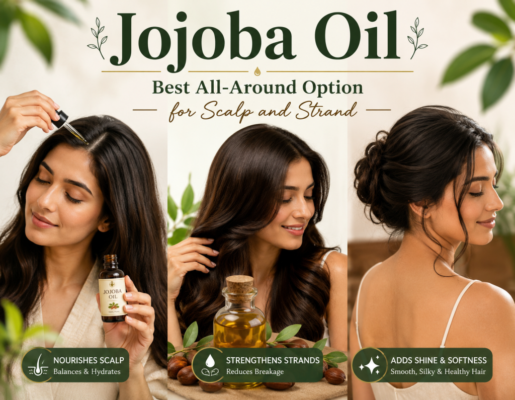 Jojoba Oil — Best All-Around Option for Scalp and Strand