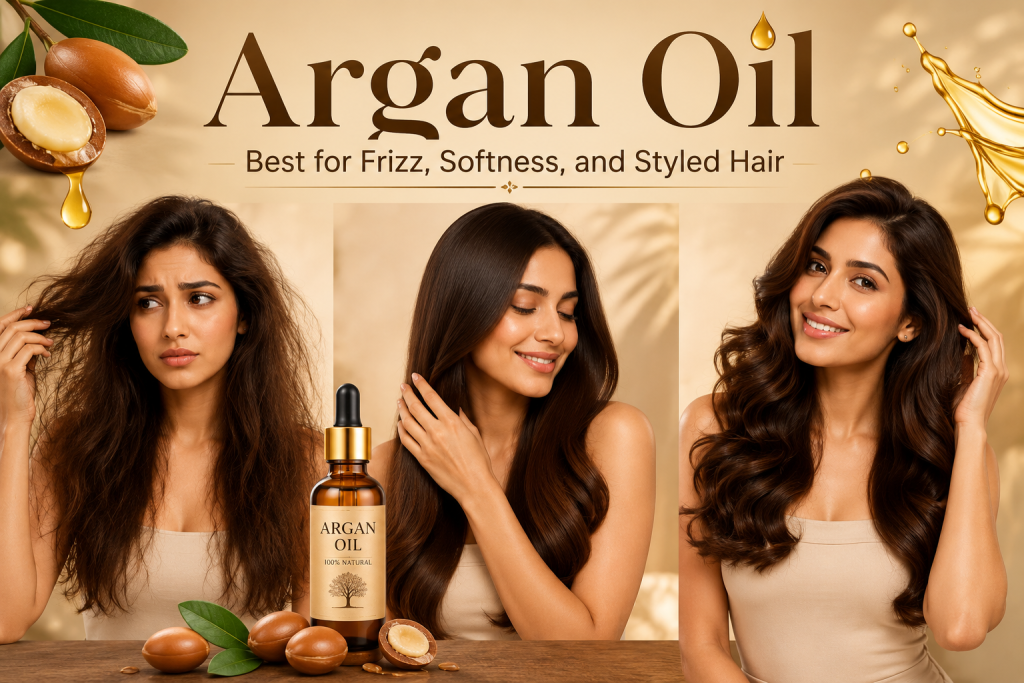 Argan Oil — Best for Frizz, Softness, and Styled Hair