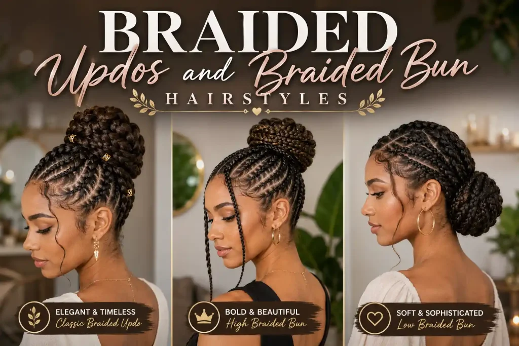 Braided Updos and Braided Bun Hairstyles