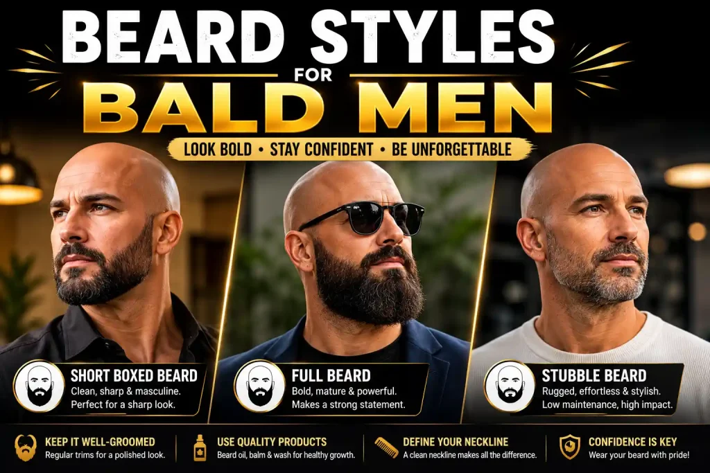Beard Styles for Bald Men