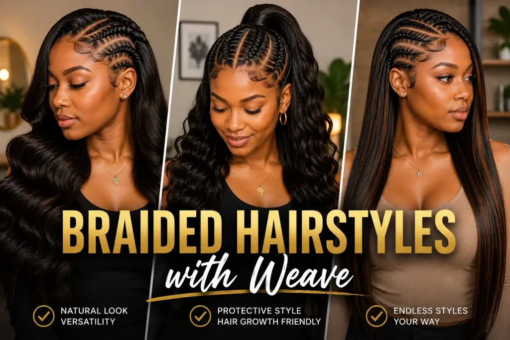 Braided Hairstyles with Weave