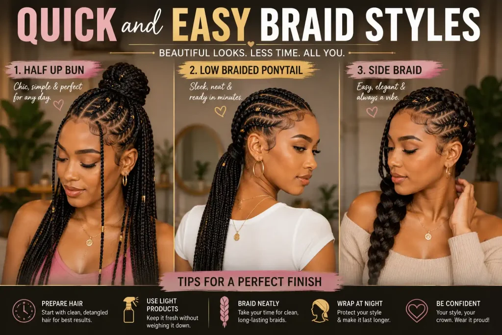 Quick and Easy Braid Styles