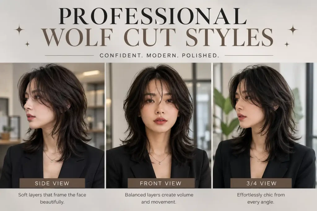 Professional Wolf Cut Styles