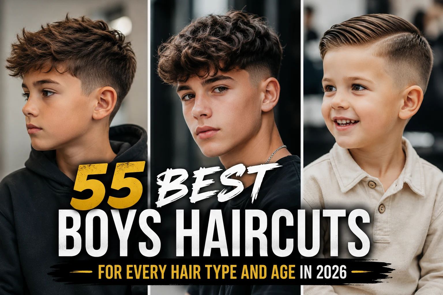 55 Best Boys Haircuts for Every Hair Type and Age in 2026