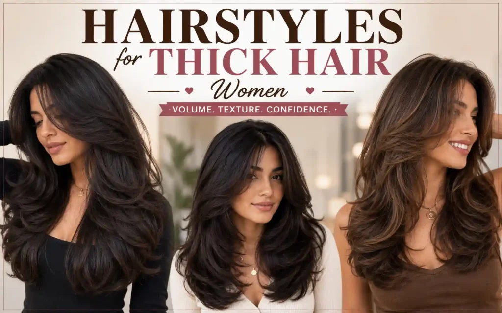 Hairstyles for Thick Hair Women