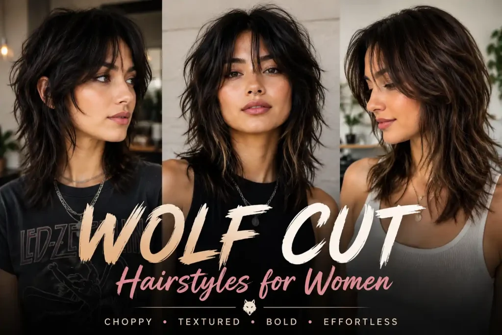 Wolf Cut Hairstyles for Women