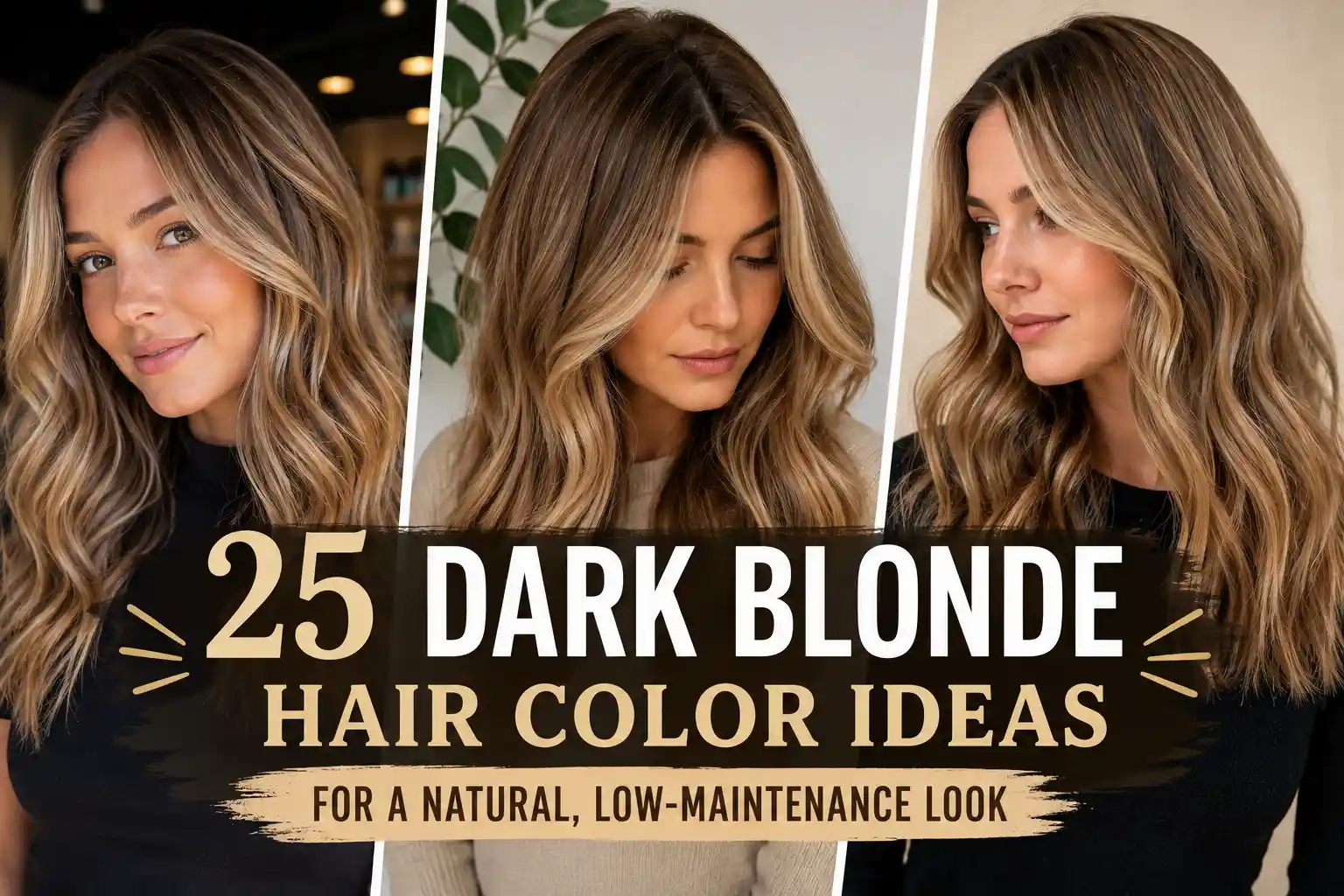 25 Dark Blonde Hair Color Ideas for a Natural, Low-Maintenance Look