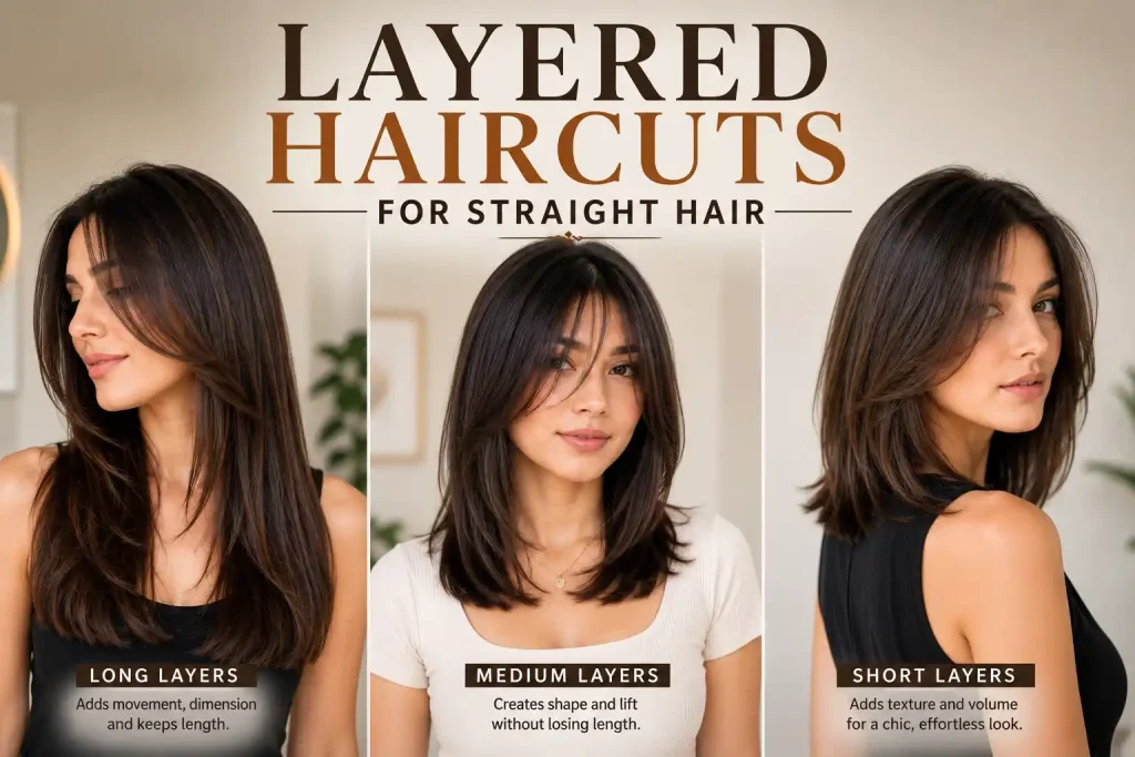 Layered Haircuts For Straight Hair