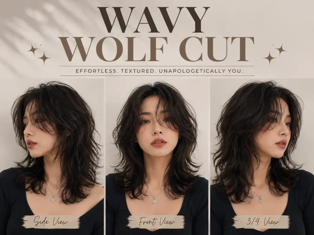 Wavy Wolf Cut Hairstyles