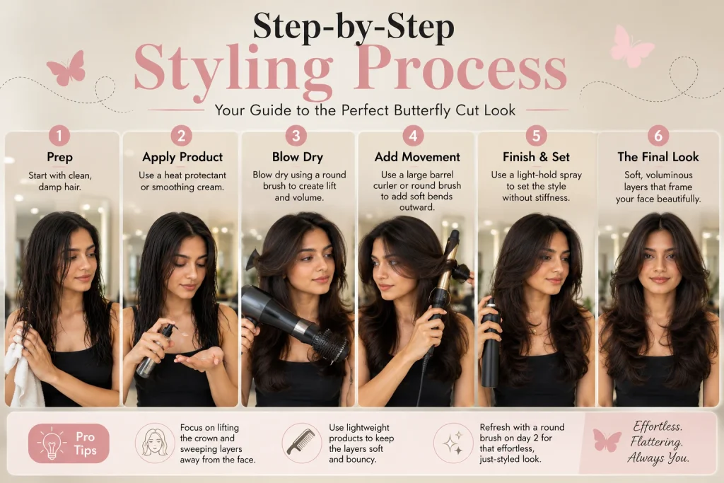 Step-by-Step Styling Process