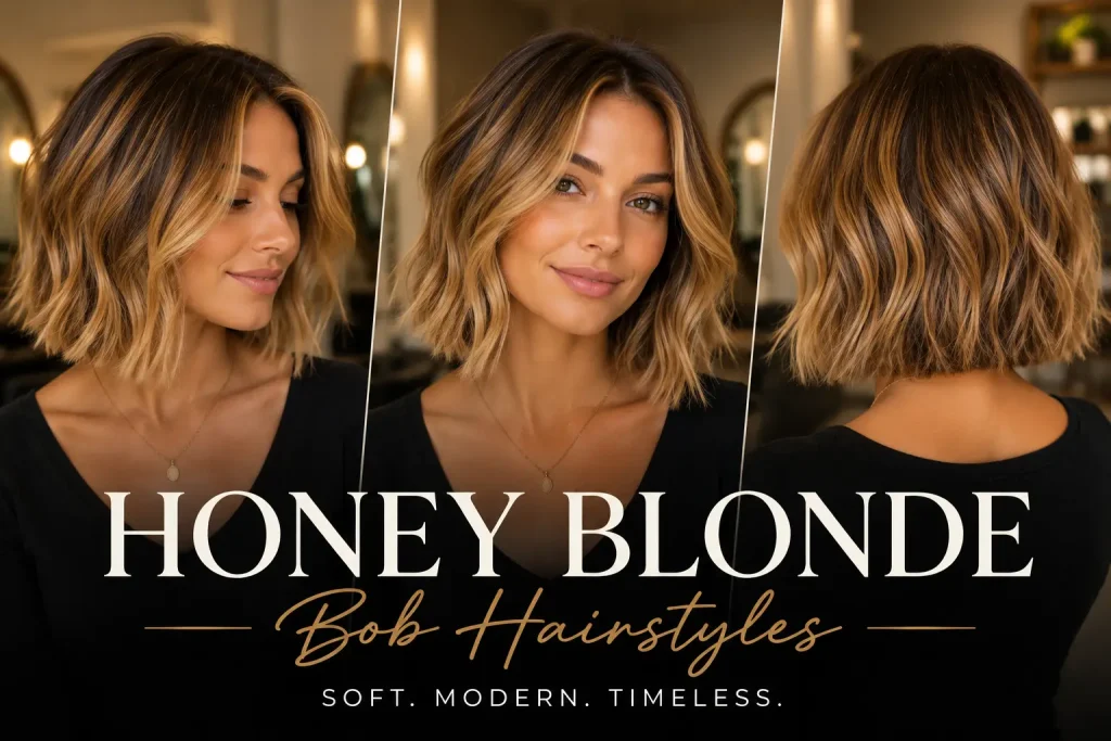 Honey Blonde Bob Hairstyles